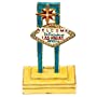 Lilly Rocket Collectible Casino Trinket Box with Rhinestone Bejeweled Swarovski Crystals - Welcome to Las Vegas Sign figurine.