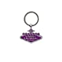 The Las Vegas Sign Keychain - with Rhinestones - Welcome to Las Vegas Sign Key Chain is shown on a keychain.