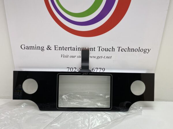 A IGT Axxis Button deck PCap Touch Sensor GETT Part 3335 logo on a plastic cover.