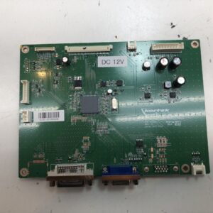 A green AD Board, Kortek Part 115055, 301183, NEW. Fits IGT, others, 12V board on a table.