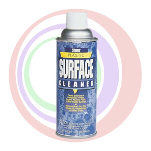A can of Stoner Plastic Surface Cleaner A163 13 ounce oz 13oz Single Can GETT Part# CLEANER101 on a white background.