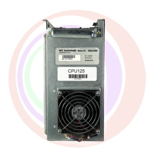A IGT AVP 3.0 625 CPU, Complete, 50062500W GETT Part CPU125 with a fan attached to it.