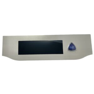 A silver PCap Touch System for Betting deck of Helix + or Edge X Gane. Touch controller included. TMD Brand, Part TPC118F-V2GC lcd display on a white background.