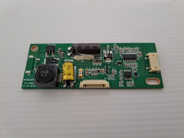 A small Inverter for use with AUO LCD Monitor board on a white surface.