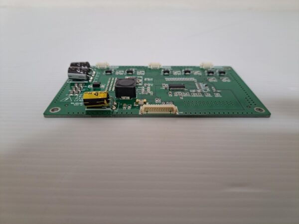 A small Inverter for use with Tovis/ Tatung LCD Monitors for use on Bally Games, Others. GH436A and Part LB6095 is on a white surface.