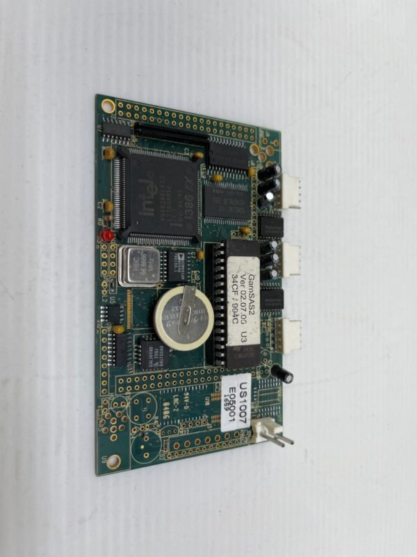 The Aristocrat Gaming SPC2.0 COMM Board, GETT Part SPC 2.0, is a small computer board featuring a chip.