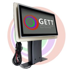 A tv with the GETT Part Topper123 on it.