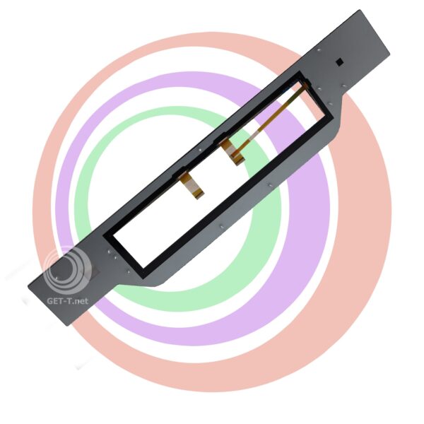 An image of IGT Crystal Core, Dual button Touch Sensor GETT Part #3296H with a colored circle around it.