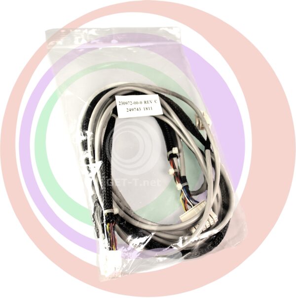 A package of iView Harness Interface/Power, DM2.2  Part # 230972-00-0 Rev C GETT Part BIV111 wires in a plastic bag.