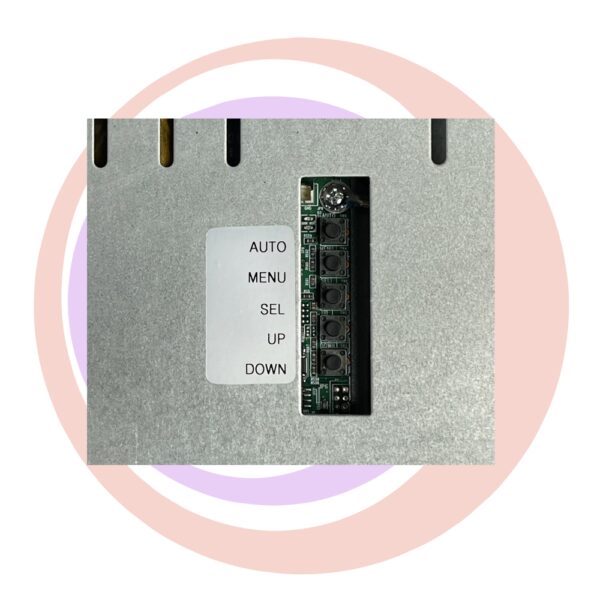 A pcb board with a number of buttons on the 23" TOVIS NON TOUCH LCDM TOP MONITOR FITS INCREDIBLE TECHNOLOGIES U23 GAMES L23C5BGCIC GETT Part LCDM419.