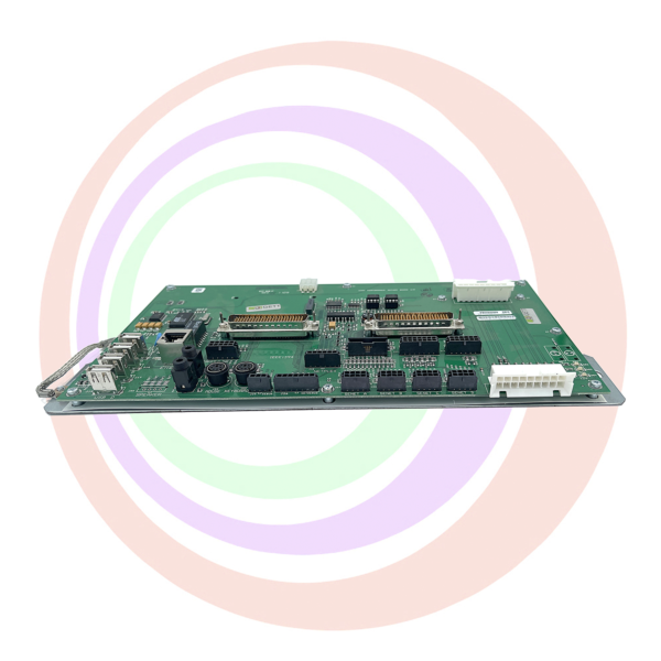 A GTR72 AD Board / Control Board / LCD Driver Board GETT Part ADB333 on a circular background.