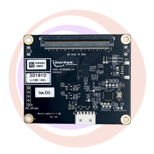 A GTR72 AD Board / Control Board / LCD Driver Board GETT Part ADB333 with a micro - sd card attached to it.