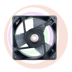 A Model MX2A1, COMAIL ROTRON, 115V, .20/.18 A , 50/60 Hz, MUFFIN XL GETT Part FAN274 on a white background.