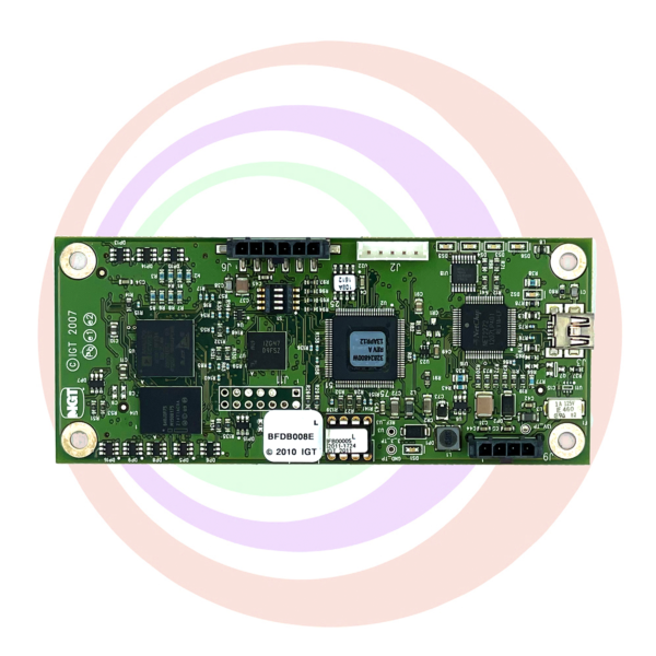 A GTR72 AD Board / Control Board / LCD Driver Board GETT Part ADB333 on a colorful background.