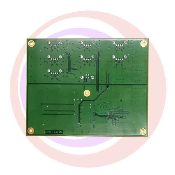 A green IGT Printed Control Board Part #: 76940702W REV A GETT Part PCB136 on a white background.