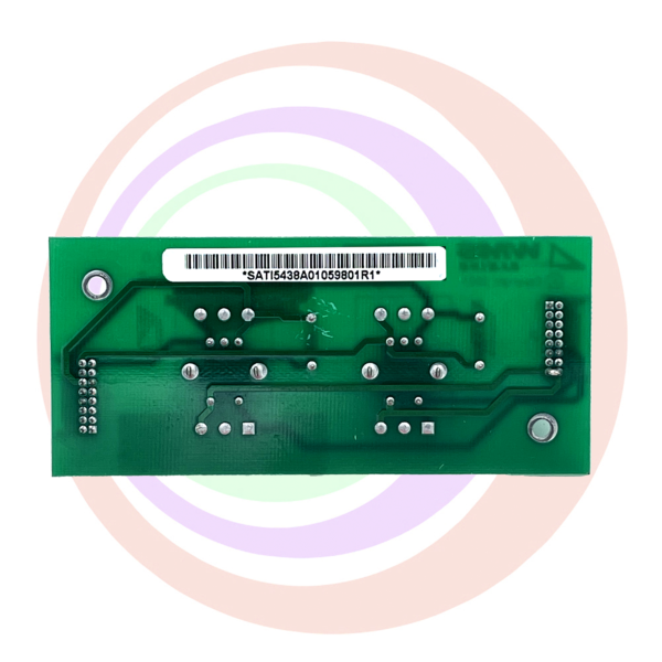 A GTR72 AD Board / Control Board / LCD Driver Board GETT Part ADB333 with a chip on it.