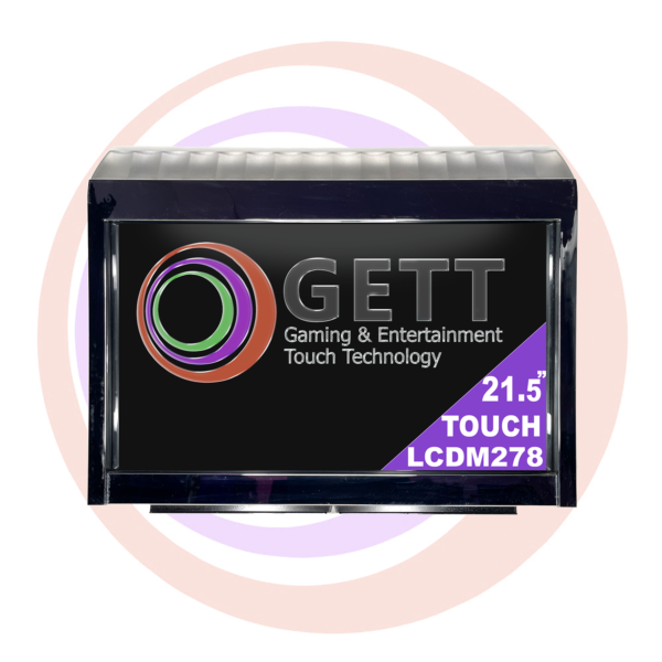 Gett 21.5" Effinet Touch Monitor for Aruze Video Craps Unit. Effinet Part W21UDL20-J7-A1 GETT Part LCDM278.