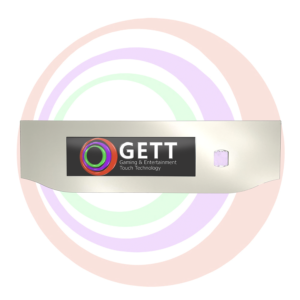 The logo for Touch Virtual Button Deck for the ARISTOCRAT HELIX + Upright. GETT Part 3299 is shown on a circular background.
