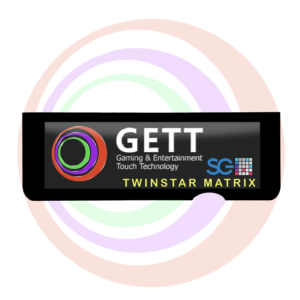 The logo for Touch Button Deck for the SCIENTIFIC GAMES MATRIX TWINSTAR. 1542389-ALT1. GETT Part BP149.