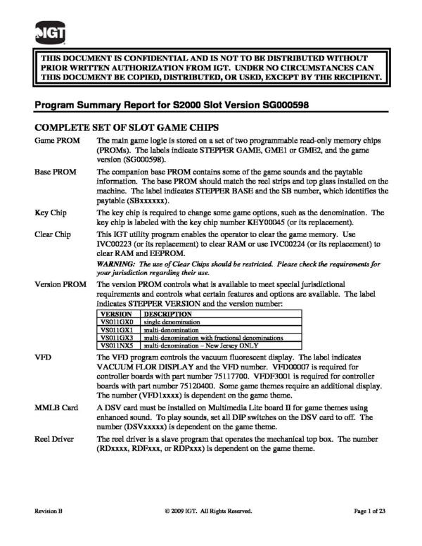 A sheet of paper with a picture of a document featuring the keywords "New Button Kit- Fits IGT Game King and I960 games. Small Square Push Button Set (10pcs). GETT Part BTN107" mentioned.