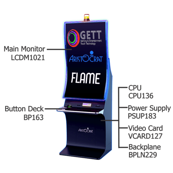 Aristocrat GEN8 Backplane board. Used on Arc, Helix, Flame. GETT Part BPLN229 - Image 6