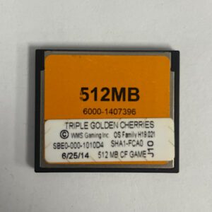 Game Software for WMS BlueBird III, Triple Golden Cherries, SBE0-000-1010D4, OP SYST # H19.021 GETT Part SFT-WMS-226