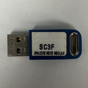 Dongle For WMS Gaming Inc. BlueBird 3, Game Name: Invaders More Moolah, Part Number: SC3F, GETT Part DNG-WMS-119