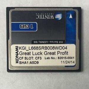 Game Software for Konami, Great Luck Great Profit, Part number: SHA1:A5D9 GETT Part SFT-KON-104