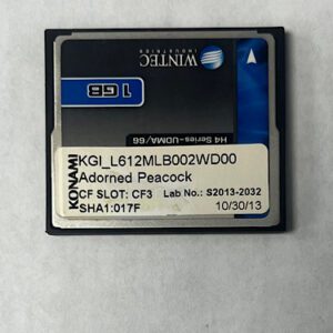 Game Software for Konami, Adorned Peacock, Part number: SHA1-017F GETT Part SFT-KON-109