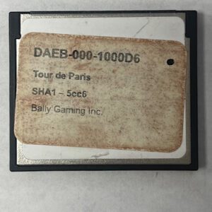 Game Software for WMS BlueBird I, Tour de Paris, Part number: SHA1-5cc6 GETT Part SFT-WMS-148