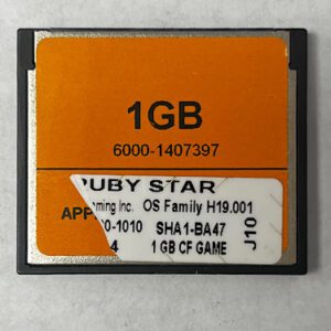 Game Software for WMS BlueBird III, Ruby Star, DBE8-000-1010, OP SYST # H19.001 GETT Part SFT-WMS-227