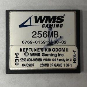 Game Software for WMS BlueBird II, Neptune's Kingdom II, S853-000-1030B4, GETT Part Number: SFT-WMS-239