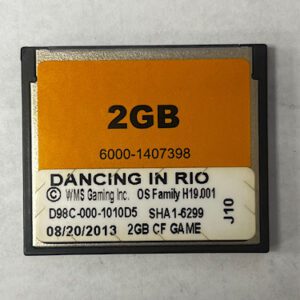Game Software For WMS Gaming Inc. BlueBird III, Dancing In Rio, Part Numbers: D98C-000-1010D5,GETT Part Number: SFT-WMS-246