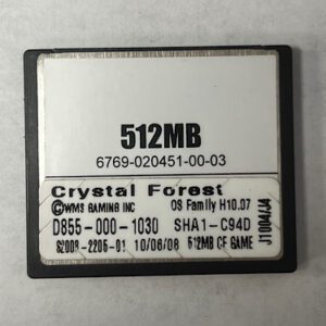 Game Software For WMS Gaming Inc. BlueBird II, Crystal Forest, Part Numbers: D855-000-1030, GETT Part Number: SFT-WMS-247