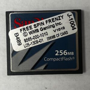 Game Software For WMS Gaming Inc. BlueBird II, Free Spin Frenzy, Part Numbers: S565-000-1010, GETT Part Number: SFT-WMS-249