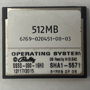 Operating System For WMS BlueBird II, Part Number: SSSG-000-16H0, OS Family # H13.542 GETT Part OS-WMS-105