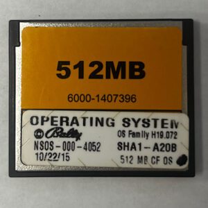 Operating System For WMS BlueBird III, Part Number; NSOS-000-4052, OS Family # H19.072 GETT Part OS-WMS-107