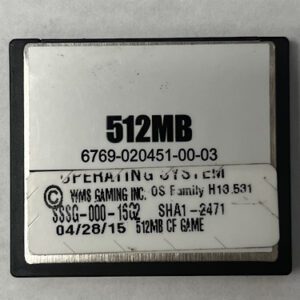Operating System For WMS BlueBird II, Part Number: SSSG-000-16G2, OS Family # H13.531 GETT Part OS-WMS-111