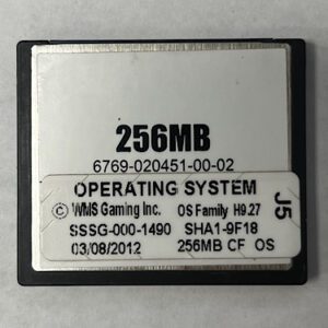 Operating System For WMS BlueBird II, Part Number: SSSG-000-1490, OS Family # H9.27 GETT Part OS-WMS-112