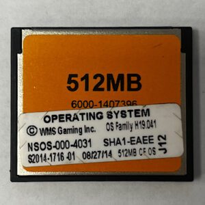 Operating System For WMS BlueBird II, Part Number: NSOS-000-4031, OS Family # H19.041 GETT Part OS-WMS-116