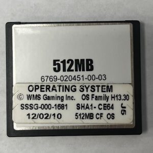 Operating System For WMS BlueBird III, Part Number: NSOS-000-1681, OS Family # H13.30 GETT Part OS-WMS-117