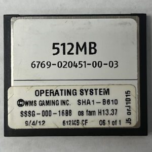 Operating System For WMS BlueBird II, Part Number: SSSG-000-16B8, OS Family # H13.37 GETT Part OS-WMS-118