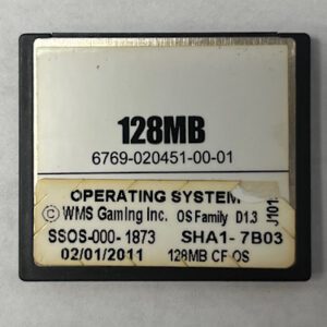 Operating System For WMS BlueBird I, Part Number: SSSG-000-1973, OS Family # D1.3 GETT Part OS-WMS-119