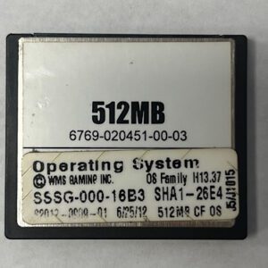 Operating System For WMS BlueBird II, Part Number: SSSG-000-16BD, OS Family # H13.37 GETT Part OS-WMS-120