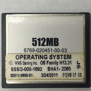 Operating System For WMS, Part Number: SSSG-000-1692, OS Family # H13.31, GETT Part Number: OS-WMS-129