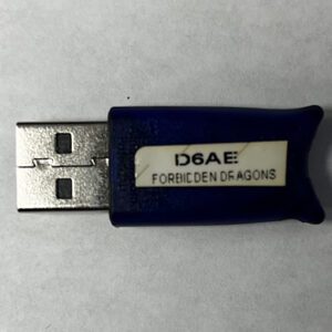 Dongle For WMS Gaming Inc. BlueBird 2, Game Name: Forbidden Dragons, Part Number: D6AE, GETT Part DNG-WMS-106