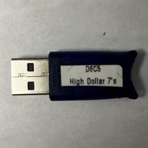 Dongle For WMS Gaming Inc., Game Name: High Dollar 7's, Part Number: D6C5, GETT Part DNG-WMS-127