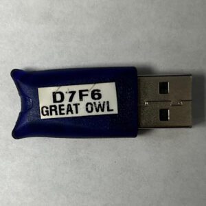 Dongle For WMS Gaming Inc., Game Name: Great Owl, Part Number: D7F6, GETT Part DNG-WMS-128
