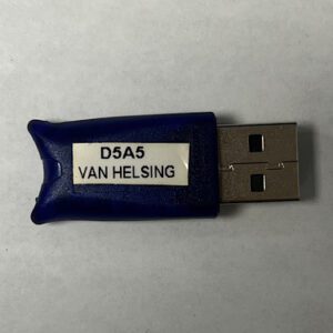 Dongle For WMS Gaming Inc. BlueBird 2, Game Name: Van Helsing, Part Number: D5A5, GETT Part DNG-WMS-101