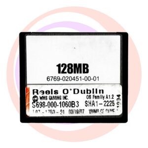 Game Software for WMS BlueBird I, Reels O'Dublin, Part number: S698-000-1060B3 GETT Part SFT-WMS-146